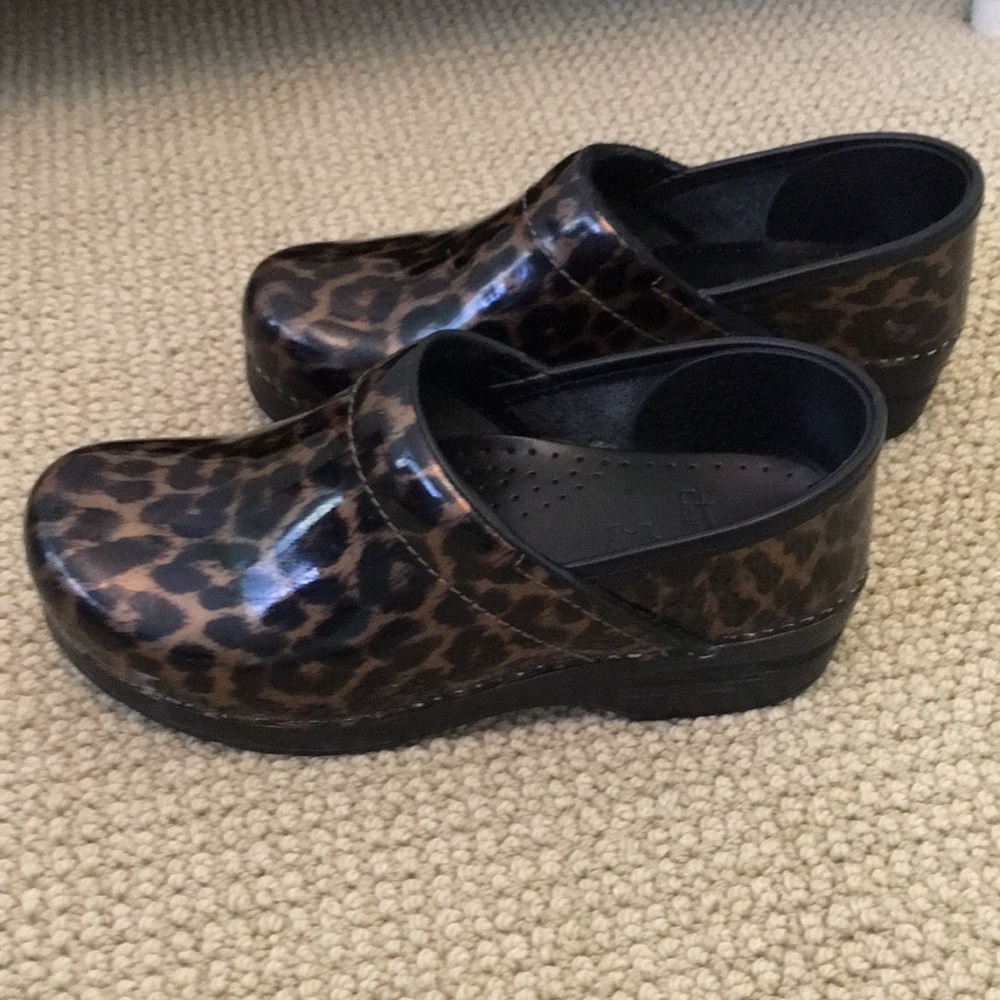 Leopard Dansko Clogs